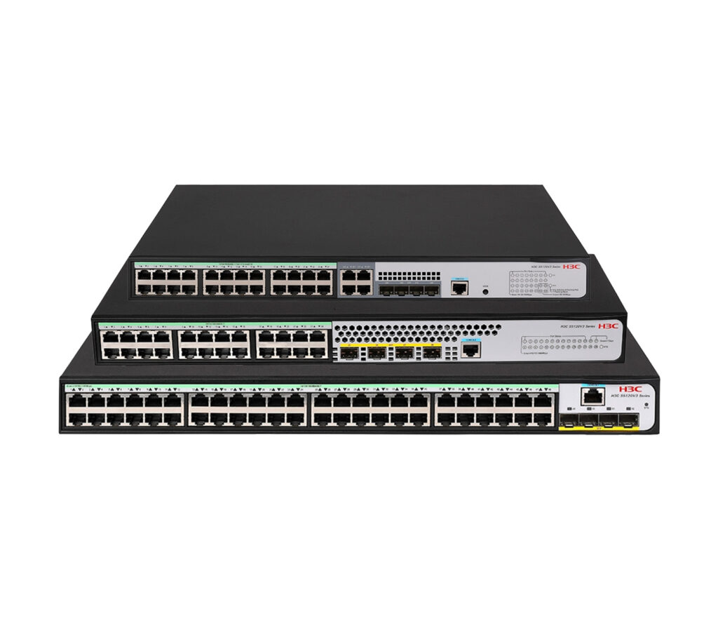 H3C managed Layer 3 network switches supplied by a network switch supplier in Dubai